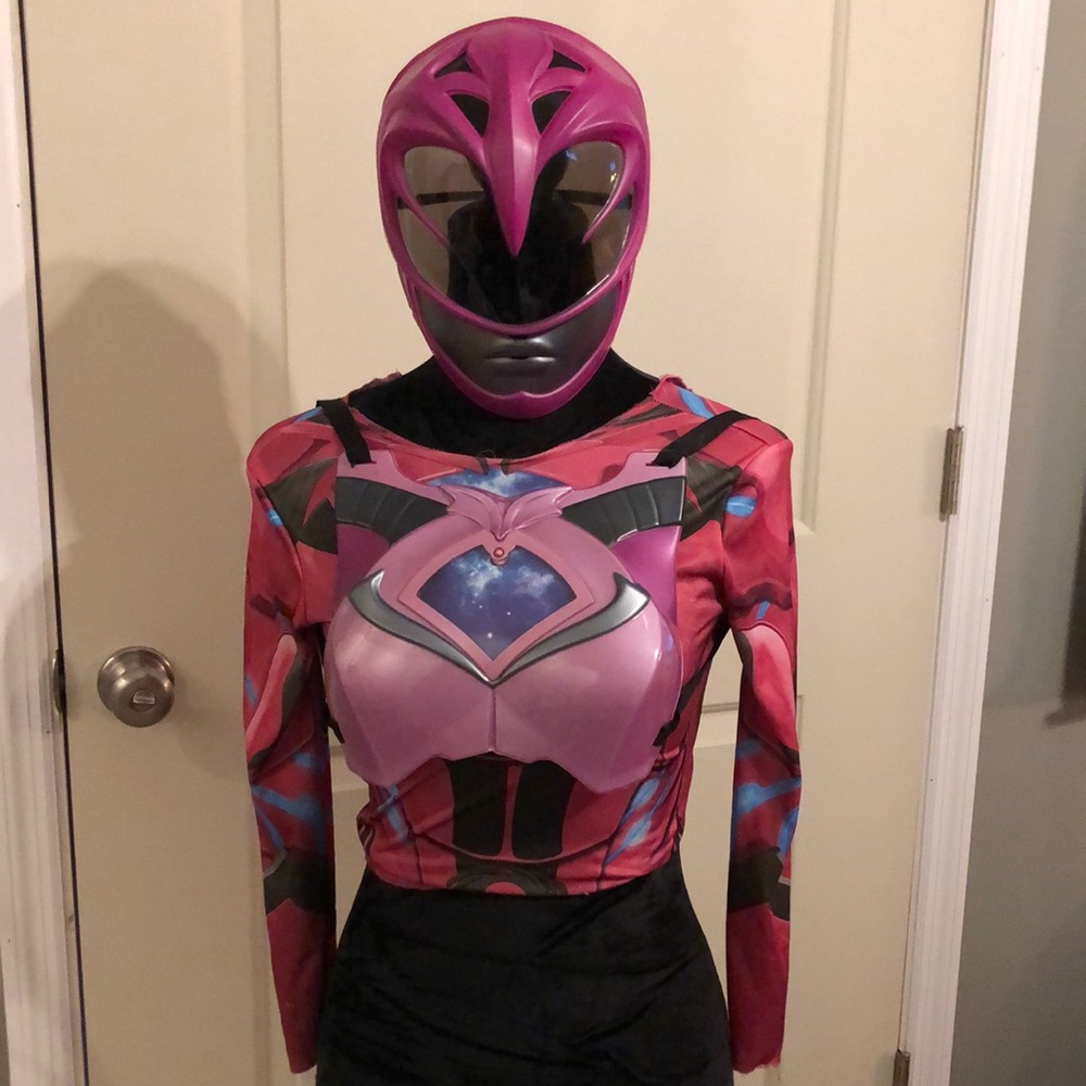 Pink power rangers costume for kids!